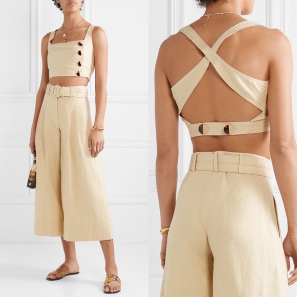 NICHOLAS Tops - Nicholas | Linen Pinafore Top 14 NEW